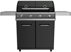 Outdoorchef Gasgrillstation Dualchef 415 G, Schwarz
