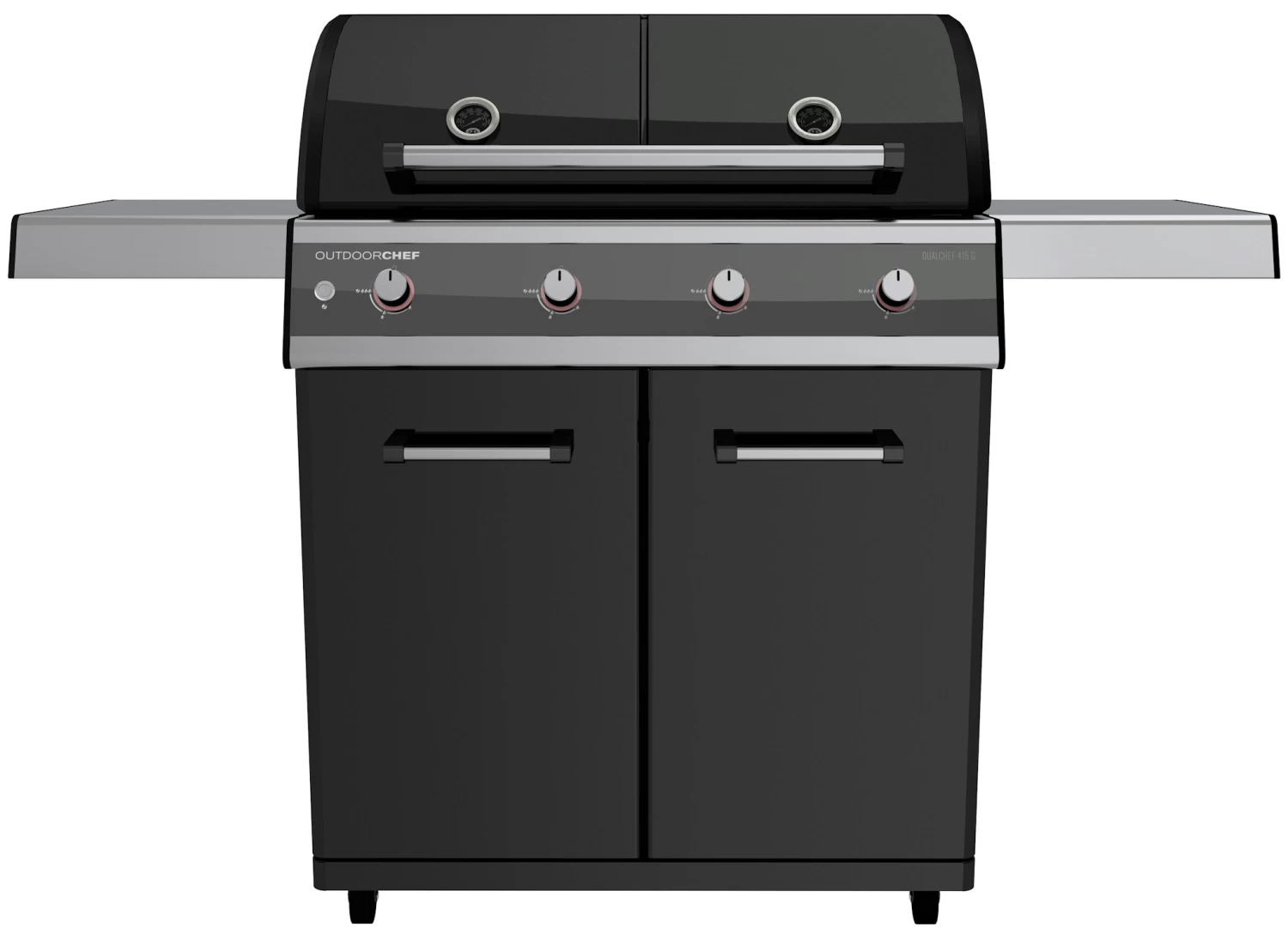 Outdoorchef Gasgrillstation Dualchef 415 G, Schwarz 1 Outdoorchef Gasgrillstation Dualchef 415 G, Schwarz