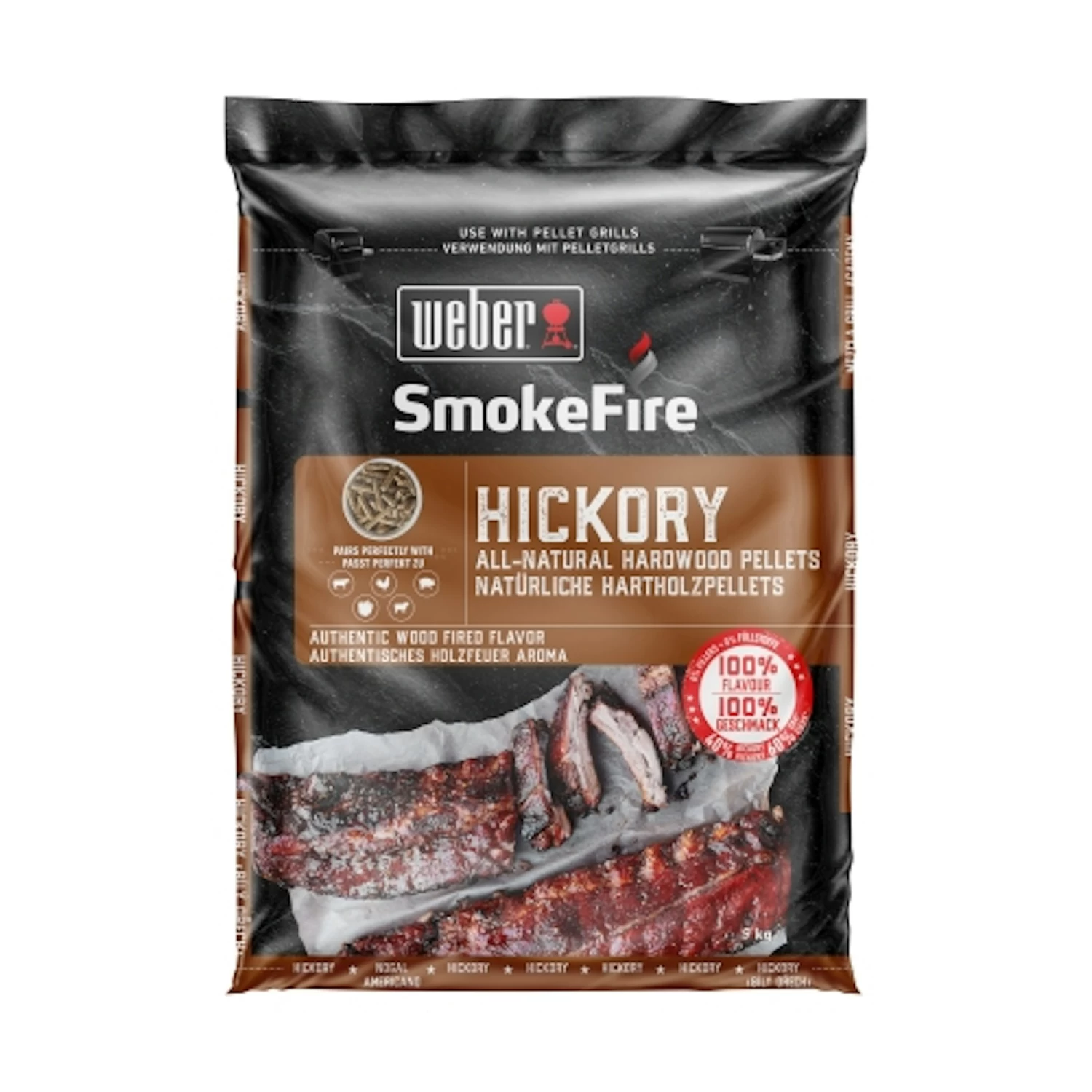 Weber SmokeFire 100% Natürliche Holzpellets Hickory (190102) 1 Weber SmokeFire 100% Natürliche Holzpellets Hickory (190102)