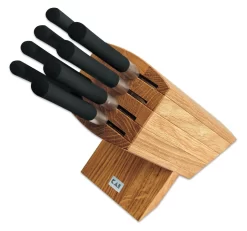 KAI Messerblock Bestückt Mit Wasabi 6710P + 6715U + 6716S + 6720C + 6716N + 6710D + 6715D + 6724Y