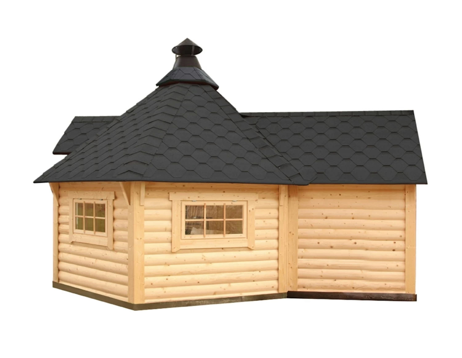 Wolff Finnhaus Grillkota 9 De Luxe Mit Anbau 1 Wolff Finnhaus Grillkota 9 De Luxe Mit Anbau