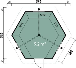 Wolff Finnhaus Grillkota 9 De Luxe Inkl. Grillanlage Und Lapplandpaket (C) -Küchengrill 779201 3