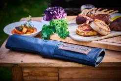 F. DICK Leder-Rolltasche 1905, 5-teilig Schwarz -Küchengrill 8196800 01 lederrolltasche 1905 04