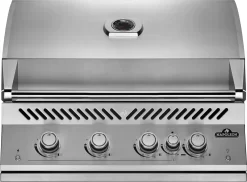 NAPOLEON 700-Series 32", Edelstahl, Einbau, Inkl. Drehspieß -Küchengrill BIG32RB Grillhead Str Closed KnobsOff 1