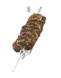 Broil King Pellet Smoker Drehspieß-Set Mit Elektromotor 7 Broil King Pellet Smoker Drehspieß-Set Mit Elektromotor -Küchengrill BK 60669 Propped 01