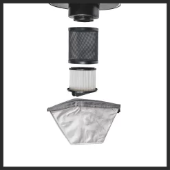 Einhell Aschesauger TC-AV 1618 D 2351660 -Küchengrill Einhell Produktbild 3