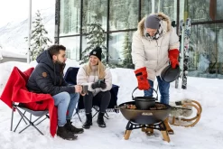 IGNIUM Grillhandschuhe -Küchengrill Grill Handschuhe Leder Winterbild Ignium