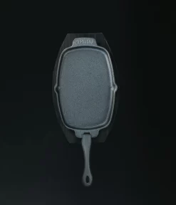 NAPOLEON Gusseiserne Pfanne Mit Holz-Untersetzer (56008) -Küchengrill NAPOLEON PRO Gusseisen Pfanne mit Untersetzer 6