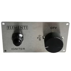 Gardenforma Sitzgruppen-Set: Gas Feuerstelle Vesuv In Basaltoptik Aus Faserbeton & 4x Hocker -Küchengrill OFG110GR SET1 3