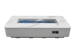 Gas Feuerstelle Athen Marmor-Optik Weiß -Küchengrill OFP102BW Athen Silo