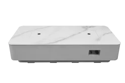 Gas Feuerstelle Athen Marmor-Optik Weiß -Küchengrill OFP102BW Athens Silo2