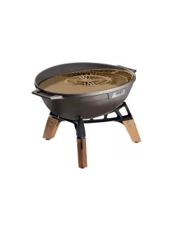 IGNIUM Taran Fire -Küchengrill TARAN Fire Designer Feuerschale seitlich Hersteller Ignium 300dpi