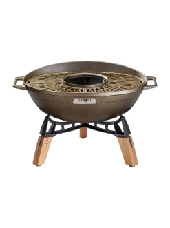 IGNIUM Taran Fire -Küchengrill TARAN Fire Feuerschale mit Wok frontal Hersteller Ignium 300dpi