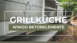 WWOO Designbeton-Outdoorküche Pete -Küchengrill VJEMDli VZ0 10