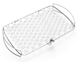 Weber Fisch- Und Gemüsehalter Edelstahl (Groß) (6471)