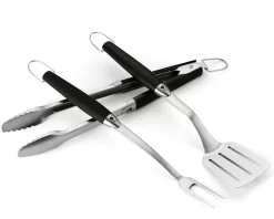 Weber 3-teiliges Grillbesteck Set Edelstahl (6630)