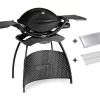 Weber Q 2200 Stand Gasgrill Schwarz