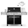 Weber Summit E-670 (GBS) Gasgrill Schwarz