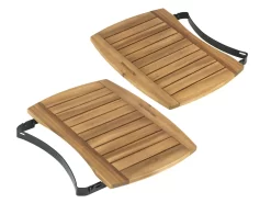 Big Green Egg Seitentische (EGG Mates) Aus Akazienholz Für Large 2 Stück