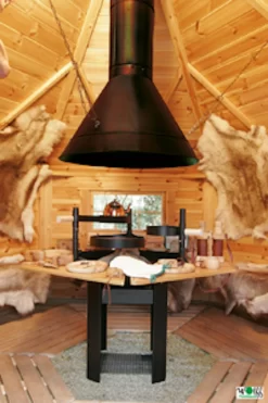 Wolff Finnhaus Grillkota 9 De Luxe Inkl. Grillanlage Und Lapplandpaket (C) -Küchengrill Wolff Finnhaus Grillkota 9 de luxe Komplett Paket