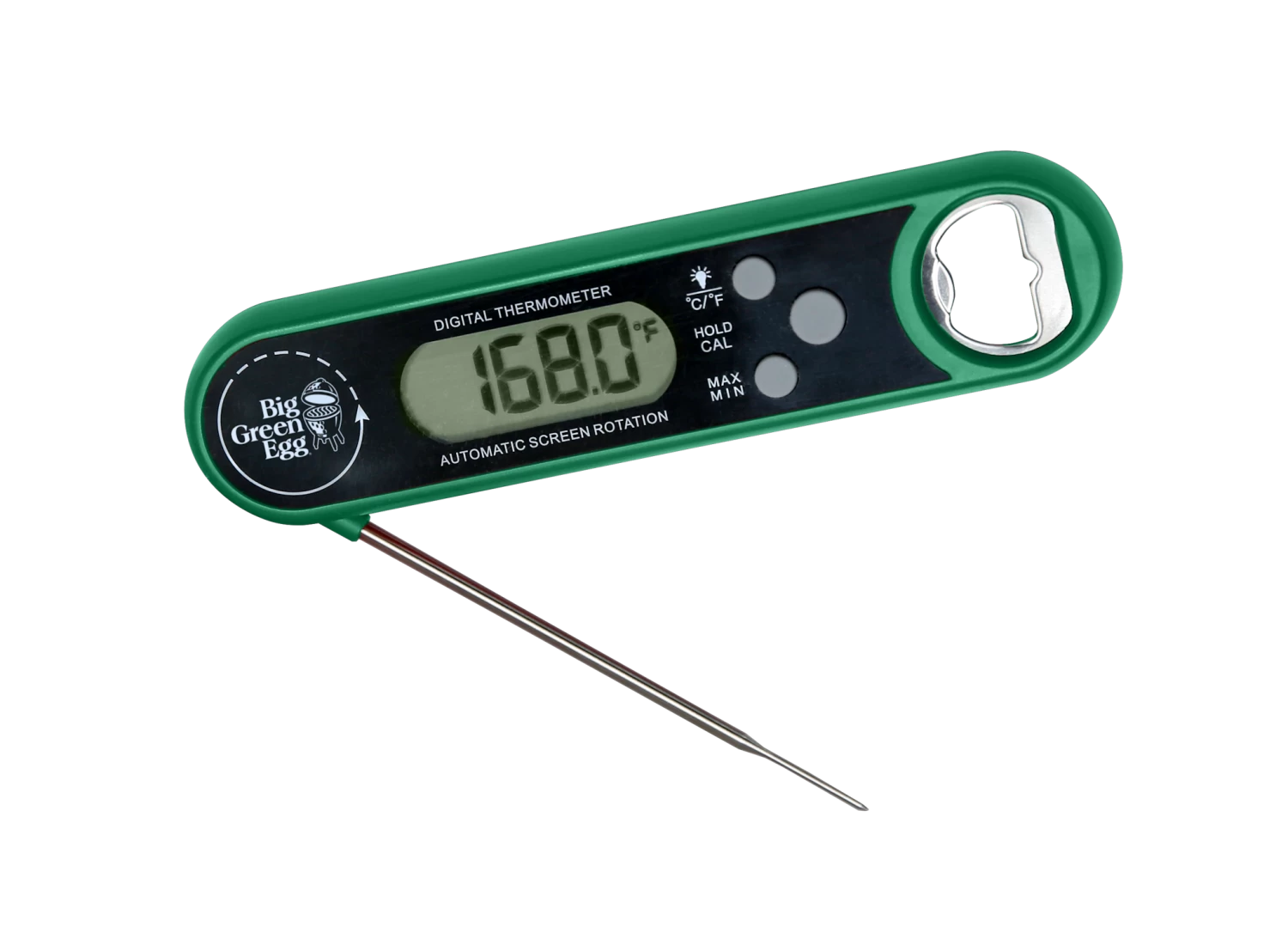 Big Green Egg Digital-Thermometer Mit Flaschenöffner 1 Big Green Egg Digital-Thermometer Mit Flaschenöffner