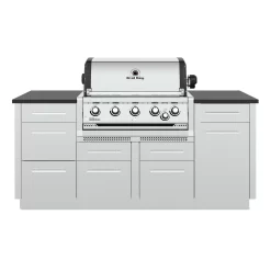 Broil King Imperial S 570 Built-In Einbaugrill Inkl. Grillbesteck, Gussplatte & Wokeinsatz -Küchengrill broil king 998072 IMPERIAL S570 BUILT IN EXAMPLE 02