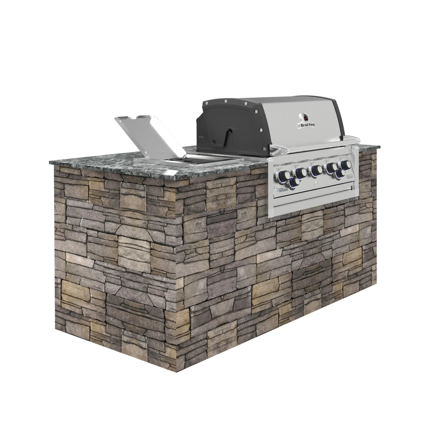 Broil King Imperial S 590 Built-In Einbaugrill Inkl. Grillbesteck, Gussplatte & Wokeinsatz 7 Broil King Imperial S 590 Built-In Einbaugrill Inkl. Grillbesteck, Gussplatte & Wokeinsatz – Bild 7