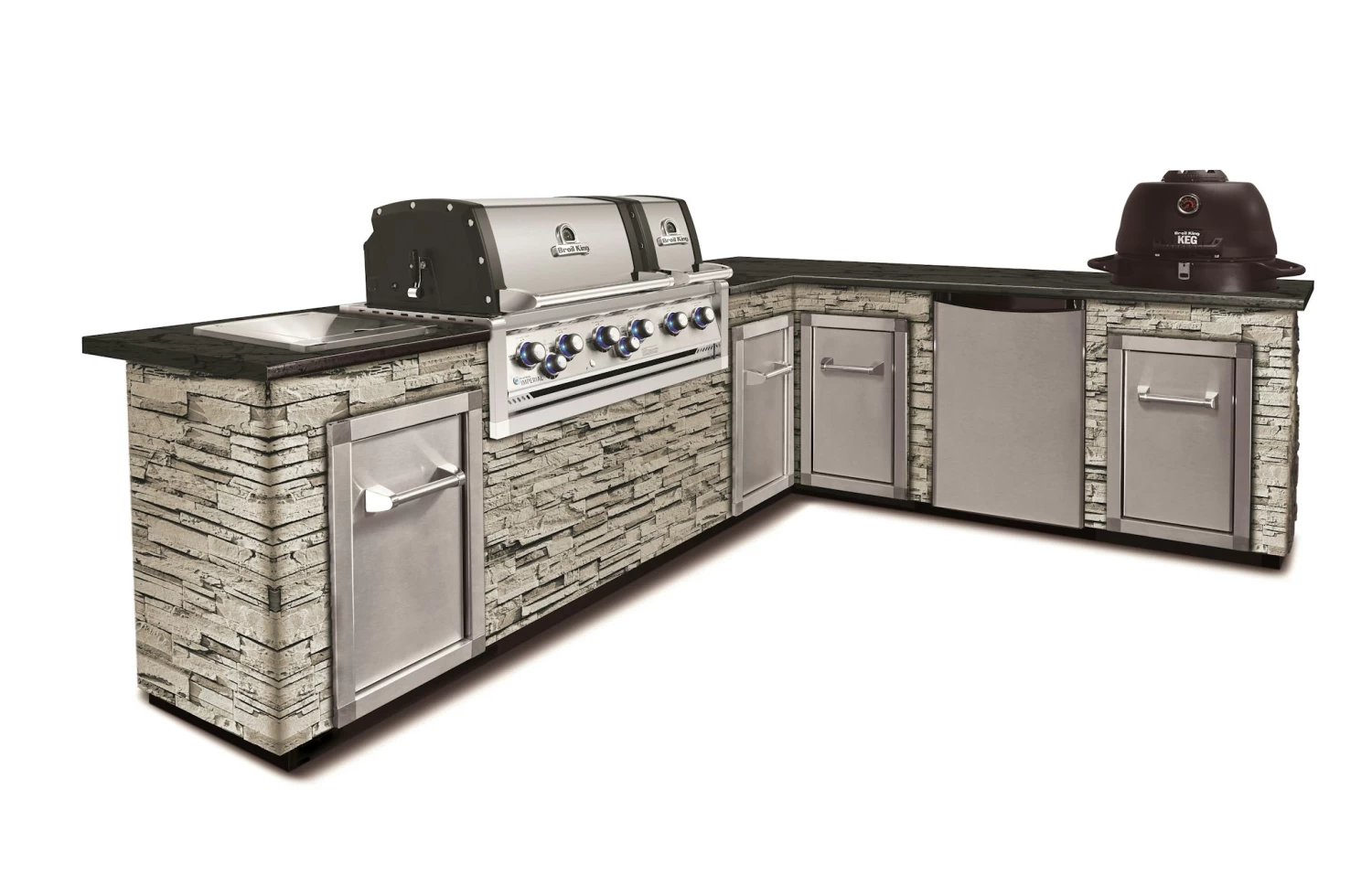 Broil King Imperial S 690 Built-In Einbaugrill Inkl. Grillbesteck, Gussplatte & Wokeinsatz 6 Broil King Imperial S 690 Built-In Einbaugrill Inkl. Grillbesteck, Gussplatte & Wokeinsatz – Bild 6