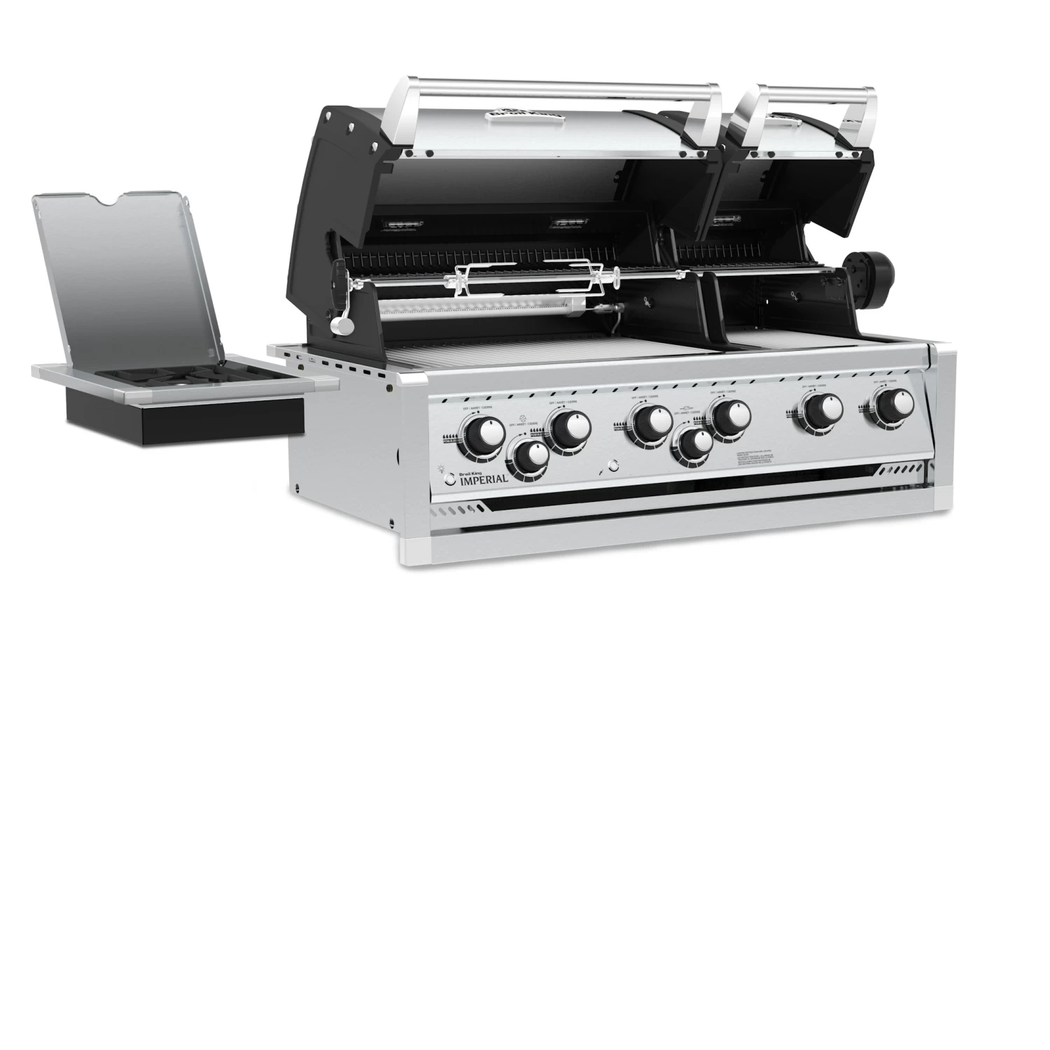Broil King Imperial S 690 Built-In Einbaugrill Inkl. Grillbesteck, Gussplatte & Wokeinsatz 4 Broil King Imperial S 690 Built-In Einbaugrill Inkl. Grillbesteck, Gussplatte & Wokeinsatz – Bild 4