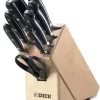 F. DICK Messerblock Holz 9-tlg. Premier Plus