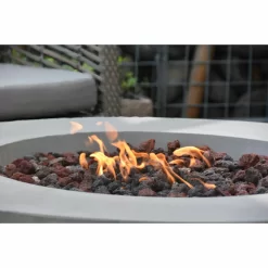 Gardenforma Gas Feuerstelle Ätna In Grauer Betonoptik -Küchengrill feuerstelle aetna beton optik grau 5