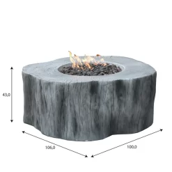 Gardenforma Gas Feuerstelle Manchester Aus Faserbeton In Baumstammoptik, Hellgrau 9 Gardenforma Gas Feuerstelle Manchester Aus Faserbeton In Baumstammoptik, Hellgrau -Küchengrill feuerstelle manchester baumstamm optik 6