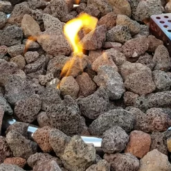 Gardenforma Gas Feuerstelle Mayon -Küchengrill feuerstelle mayon dunkle natursteinoptik 7