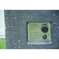 Gardenforma Gas Feuerstelle Merapi -Küchengrill feuerstelle merapi lavastein optik schwarz 7