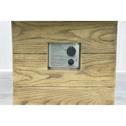 Gardenforma Gas Feuerstelle Rova Bar In Holzoptik -Küchengrill feuertisch rova bar holz optik 4