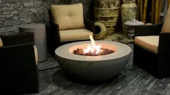 Gardenforma Gas Feuerstelle Ätna In Grauer Betonoptik -Küchengrill jeddNh02jE0