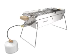 Knister Grill Gas Hero Edelstahl