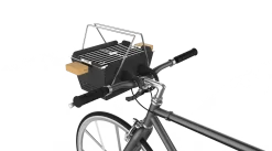 Knister Fahrradhalterung -Küchengrill knister 9946 fahrradhalterung 10