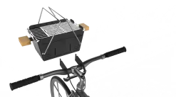 Knister Fahrradhalterung -Küchengrill knister 9946 fahrradhalterung 13