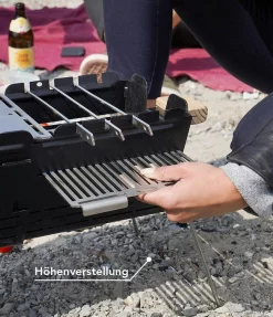 Knister Grill Original -Küchengrill knister grill original h henverstellung
