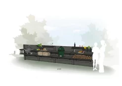 WWOO Designbeton-Outdoorküche Paco