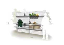 WWOO Designbeton-Outdoorküche Mats