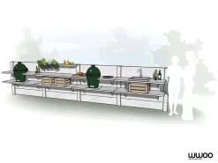 WWOO Designbeton-Outdoorküche Pat