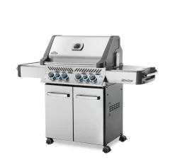 NAPOLEON Prestige 500 Edelstahl, Erdgas -Küchengrill p500Stainless angle