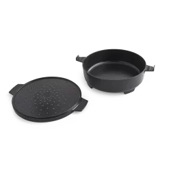 Weber 2in1 Dutch Oven & Pfanne - Gourmet BBQ System (8857) -Küchengrill webe 8857 8859 3 rgb 1