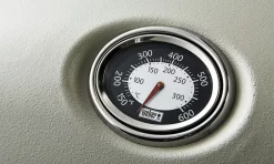 Weber Q 3200 Station Gasgrill Maroon -Küchengrill weber q3200 57010079 thermometer 2