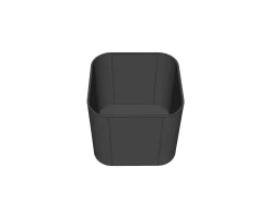 WWOO Designbeton-Outdoorküche Maarten -Küchengrill wwoo A0013 leer vorne