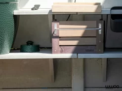 WWOO Designbeton-Outdoorküche Piet -Küchengrill wwoo accessories storage